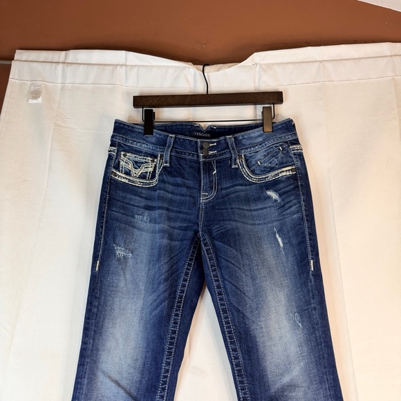 VIGOSS Women’s Size 9/10 Denim Jeans The Dublin Capri Fit Style Stretch - Picture 4 of 15